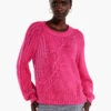 Crafted Cables Sweater PINK MULTI -Nic+Zoe F231131PKMPRODUCT 01