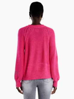 Crafted Cables Sweater PINK MULTI -Nic+Zoe F231131PKMPRODUCT 03