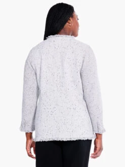 Fringe Mix Knit Blazer -Nic+Zoe F231138WRFLPRODUCT 03