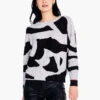 Dusk Days Sweater BLACK MULTI -Nic+Zoe F231139BLMPRODUCT 01