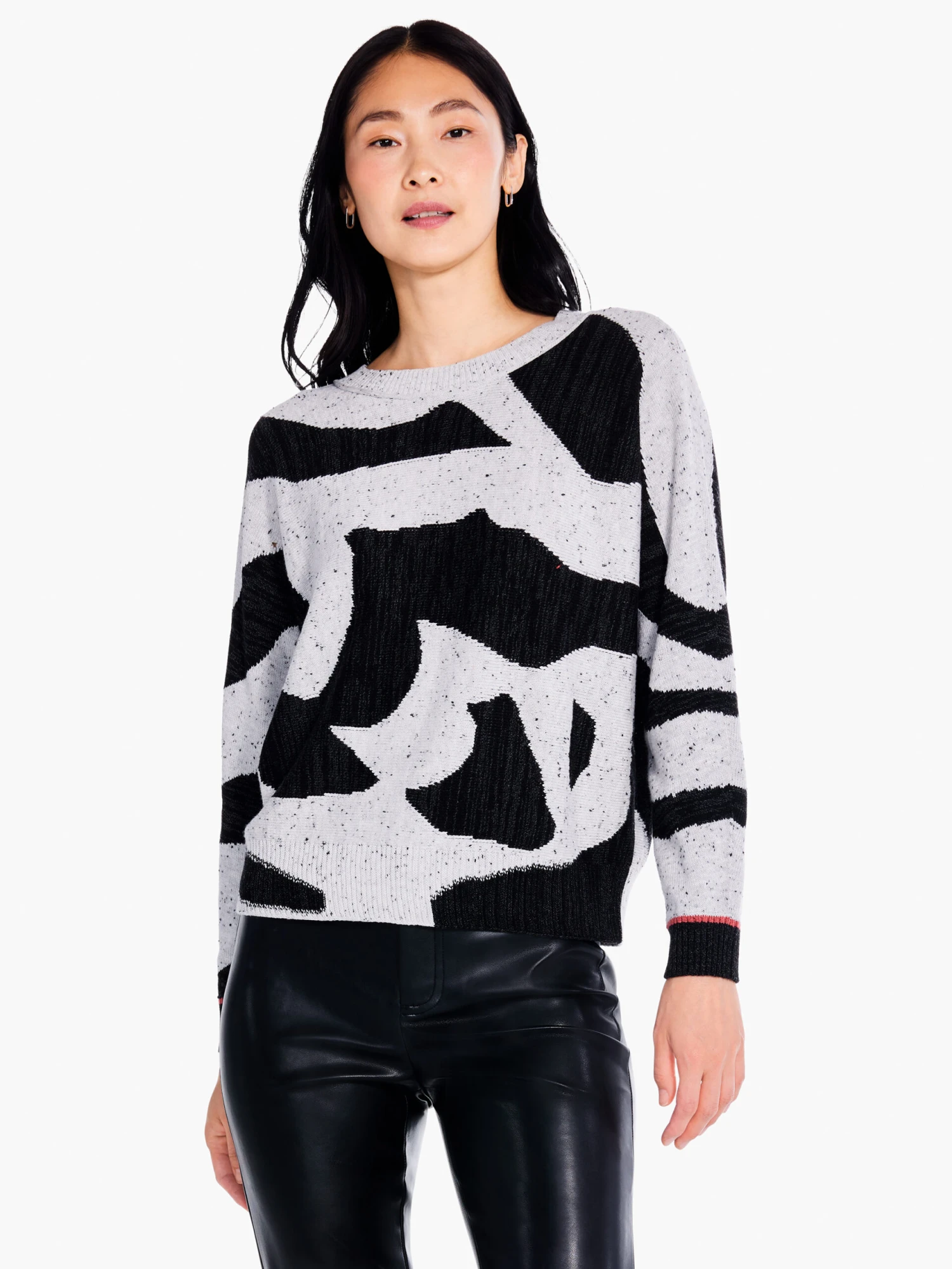 Dusk Days Sweater BLACK MULTI Dusk Days Sweater BLACK MULTI -Nic+Zoe F231139BLMPRODUCT 01 scaled