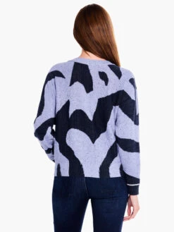 Dusk Days Sweater BLUE MULTI -Nic+Zoe F231139BLTPRODUCT 03