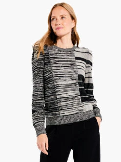 Mixed Musings Sweater BLACK MULTI