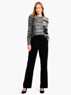 Mixed Musings Sweater BLACK MULTI -Nic+Zoe F231147BLMPRODUCT 04
