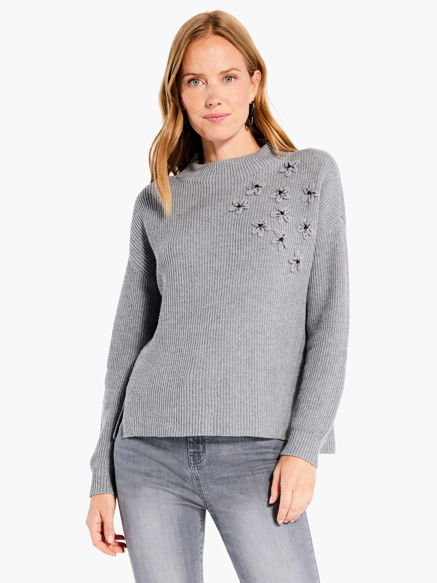 Girlfriend Go To Sweater MOONWALK Girlfriend Go To Sweater MOONWALK -Nic+Zoe F231149MKWPRODUCT 01 scaled