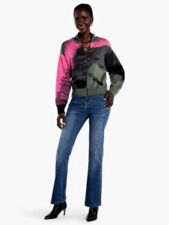 Pink Pop Cardigan PINK MULTI -Nic+Zoe F231152PKMPRODUCT 04