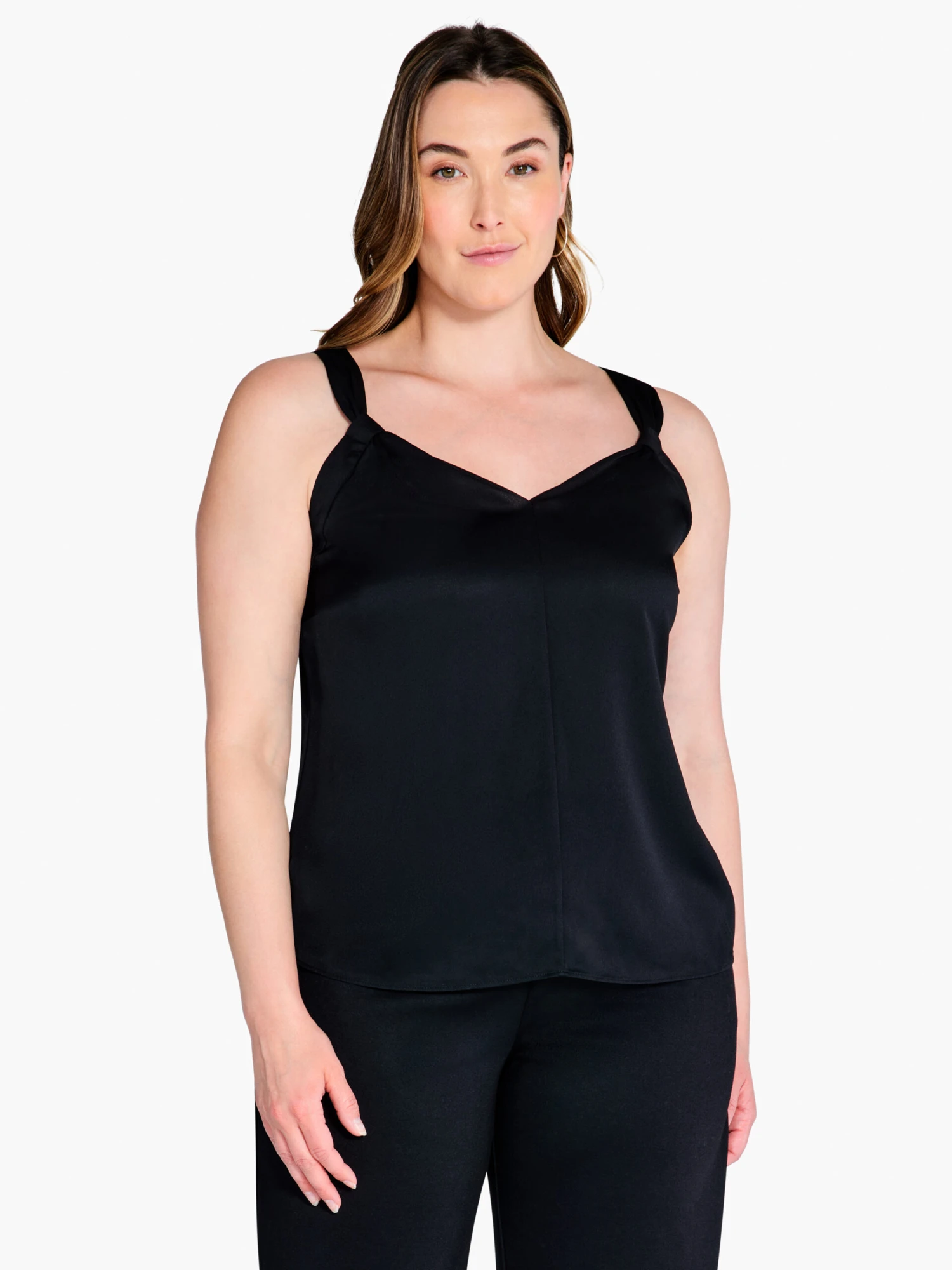 Elevated Cami BLACK ONYX Elevated Cami BLACK ONYX -Nic+Zoe F231614WBLXPRODUCT 01 scaled