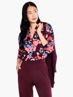 Autumn Bloom Live In Top RED MULTI