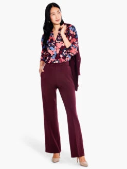 Autumn Bloom Live In Top RED MULTI -Nic+Zoe F231621REDPRODUCT 04