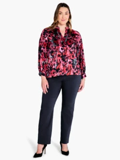 Glowing Garden Top PINK MULTI -Nic+Zoe F231631WPKMPRODUCT 04