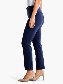 28" Polished Wonderstretch Straight Ankle Pant DARK INDIGO -Nic+Zoe F231800DIDPRODUCT 03