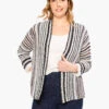 Crochet Sky Cardigan BLUE MULTI 1 Crochet Sky Cardigan BLUE MULTI -Nic+Zoe M231105WBLTPRODUCT 01