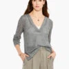 Mesh Stitch Sweater TARRAGON -Nic+Zoe M231116TARPRODUCT 01