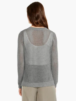 Mesh Stitch Sweater TARRAGON 4 Mesh Stitch Sweater TARRAGON -Nic+Zoe M231116TARPRODUCT 03
