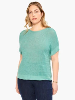 Easy Sleeve Summer Sweater HAZY AQUA