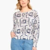 Easy Angles Sweater INDIGO MULTI -Nic+Zoe M231127WIMIPRODUCT 01