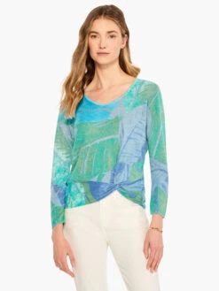 Full Bloom Sweater BLUE MULTI