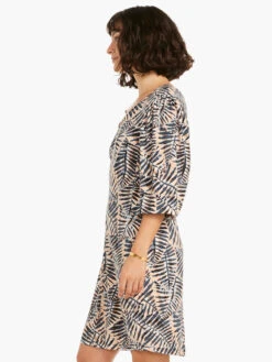 Flowing Ferns Dress NEUTRAL MULTI 4 Flowing Ferns Dress NEUTRAL MULTI -Nic+Zoe M231268NUMPRODUCT 02