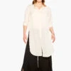 Statement Shirt CREAM -Nic+Zoe M231603WCRMPRODUCT 01