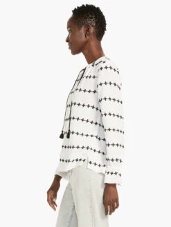 Plus One Top WHITE MULTI -Nic+Zoe M231614WMTPRODUCT 02