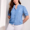 Femme Sleeve Denim Shirt MINERAL 1 Femme Sleeve Denim Shirt MINERAL -Nic+Zoe M231622WMNRPRODUCT 05