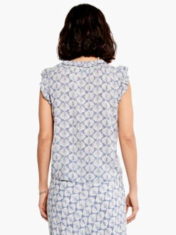 Lilipad Blues Tank BLUE MULTI -Nic+Zoe M231631BLTPRODUCT 03