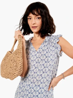 Lilipad Blues Tank BLUE MULTI