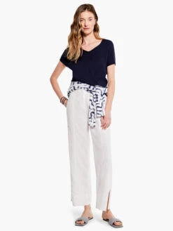 Rumba Park Wide-Leg Crop Pant PAPER WHITE 5 Rumba Park Wide-Leg Crop Pant PAPER WHITE -Nic+Zoe M231827PWHPRODUCT 01