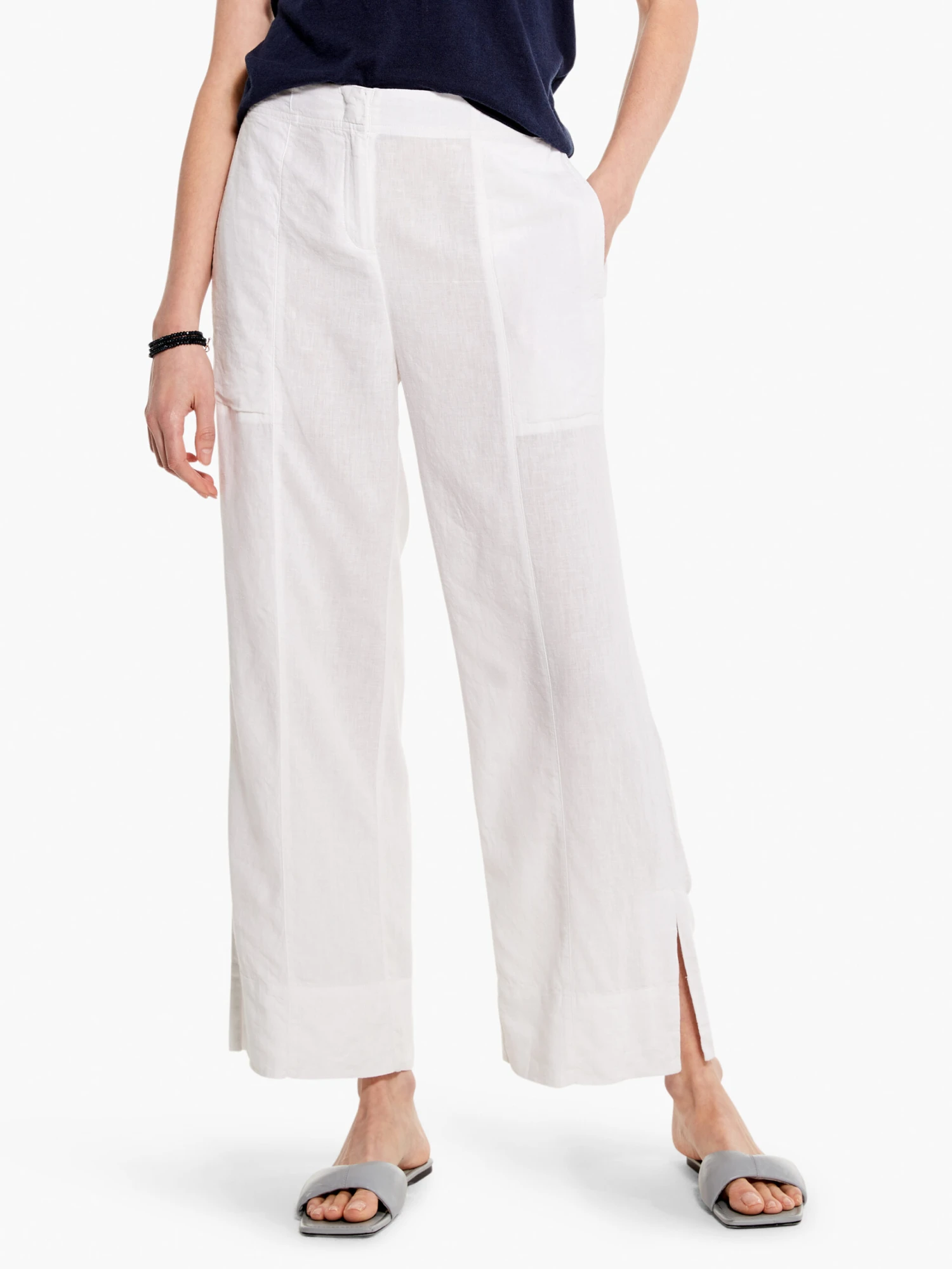 Rumba Park Wide-Leg Crop Pant PAPER WHITE Rumba Park Wide-Leg Crop Pant PAPER WHITE -Nic+Zoe M231827PWHPRODUCT 02 scaled