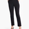 Polished Wonderstretch Straight Ankle Pant BLACK ONYX -Nic+Zoe M231849BLXPRODUCT 02