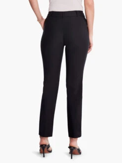 Polished Wonderstretch Straight Ankle Pant BLACK ONYX -Nic+Zoe M231849BLXPRODUCT 04