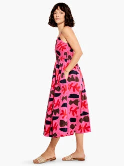 Cutout Crush Dress PINK MULTI -Nic+Zoe M231901PKMPRODUCT 02