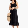 Cotton Lawn Smocked Dress BLACK ONYX -Nic+Zoe M231904BLXPRODUCT 01