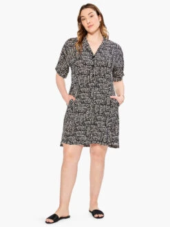 Daydream Dot Dress BLACK MULTI 5 Daydream Dot Dress BLACK MULTI -Nic+Zoe M231922WBLMPRODUCT 04