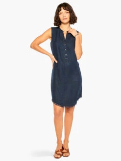 Denim Dress DARK WASH -Nic+Zoe M231925DWSPRODUCT 04