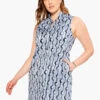 Painted Clouds Zest Dress BLUE MULTI -Nic+Zoe M231949WBLTPRODUCT 01