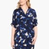 Abstract Billow Dress INDIGO MULTI -Nic+Zoe M231953WIMIPRODUCT 01