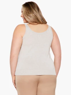 Lurex Corset Tank SANDSHELL 4 Lurex Corset Tank SANDSHELL -Nic+Zoe S231116WSSHPRODUCT 03