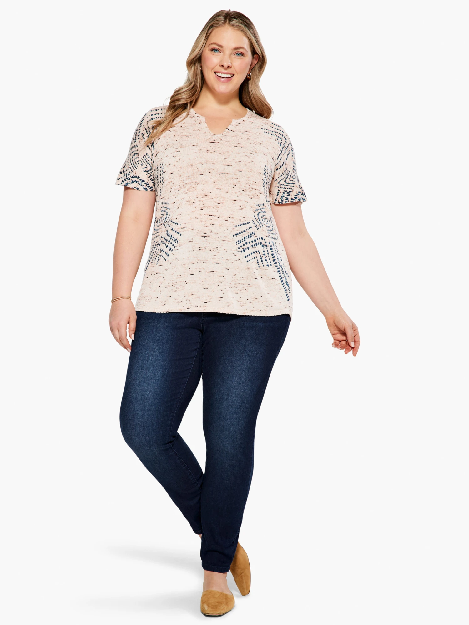 Shoreline Sweater NEUTRAL MULTI Shoreline Sweater NEUTRAL MULTI -Nic+Zoe S231131WNUMPRODUCT 04 scaled