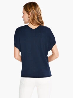 Color Spun Sweater INDIGO MULTI -Nic+Zoe S231142IMIPRODUCT 03