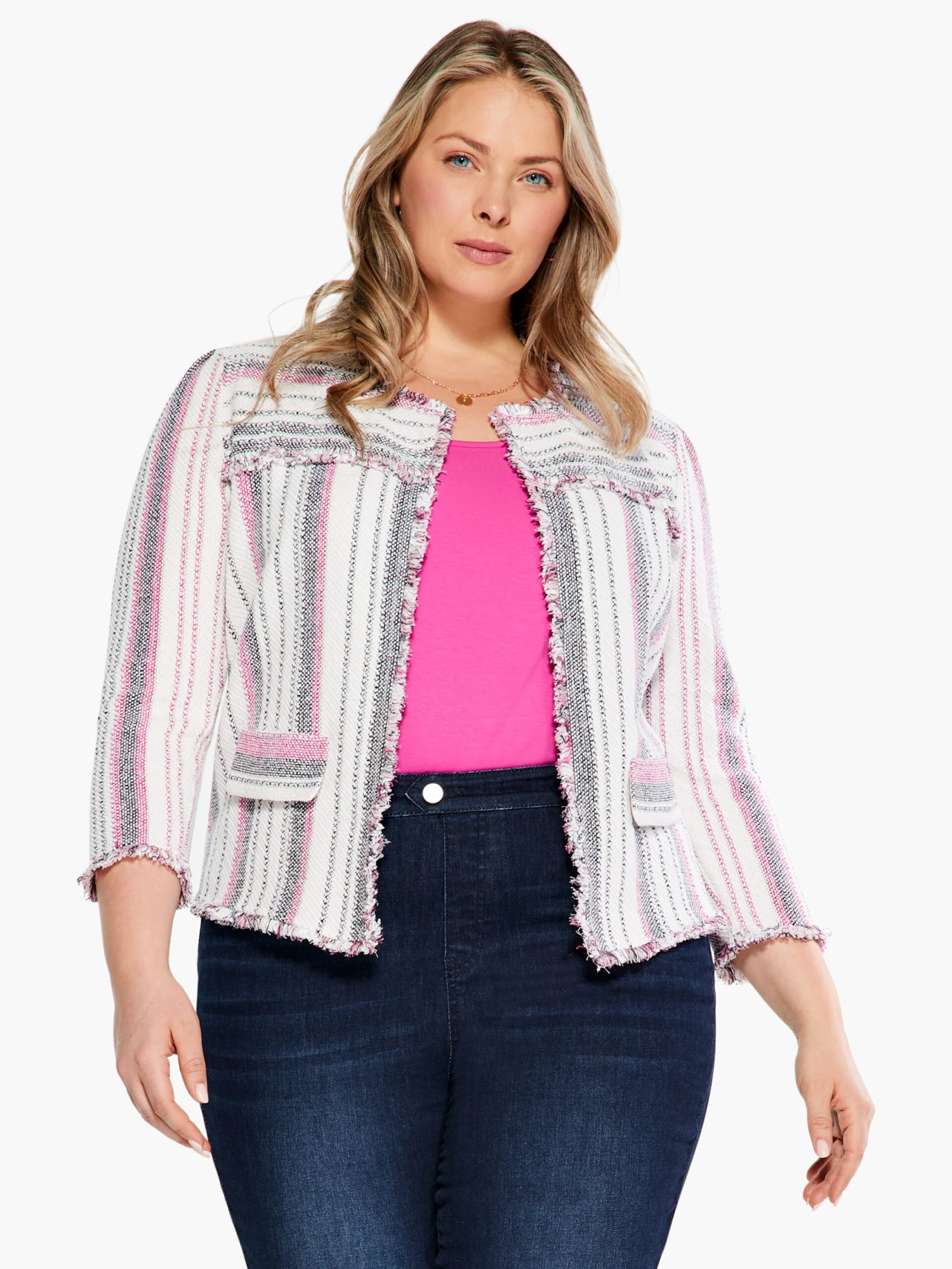 Dashing Days Jacket PINK MULTI Dashing Days Jacket PINK MULTI -Nic+Zoe S231145WPKMPRODUCT 01 scaled