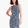 Water Drops Dress BLUE MULTI -Nic+Zoe S231252BLTPRODUCT 01