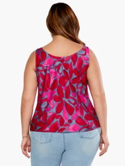 Happy Splash Tank PINK MULTI -Nic+Zoe S231612WPKMPRODUCT 03