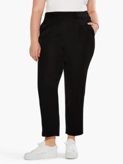 Smart Look Relaxed Trouser BLACK ONYX