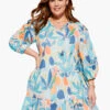 Citrus Grove Dress BLUE MULTI -Nic+Zoe S231912WBLTPRODUCT 01