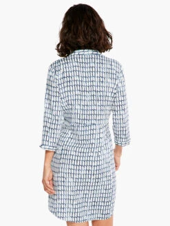 Lattice Live In Dress BLUE MULTI -Nic+Zoe S231915BLTPRODUCT 03