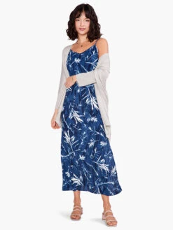 Vintage Botanical Slip Dress BLUE MULTI -Nic+Zoe S231919BLTPRODUCT 04