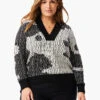 Deep Dive Dusk Sweater BLACK MULTI -Nic+Zoe W231104WBLMPRODUCT 01