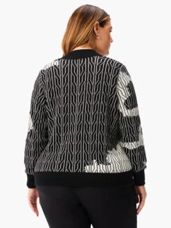 Deep Dive Dusk Sweater BLACK MULTI -Nic+Zoe W231104WBLMPRODUCT 03