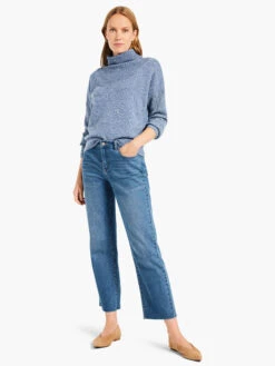 Mix Stitch Sweater BLUE MIX -Nic+Zoe W231124BUXPRODUCT 04